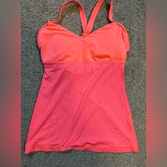 lululemon athletica Tops - Lululemon wrap it up tank top size 6 pink